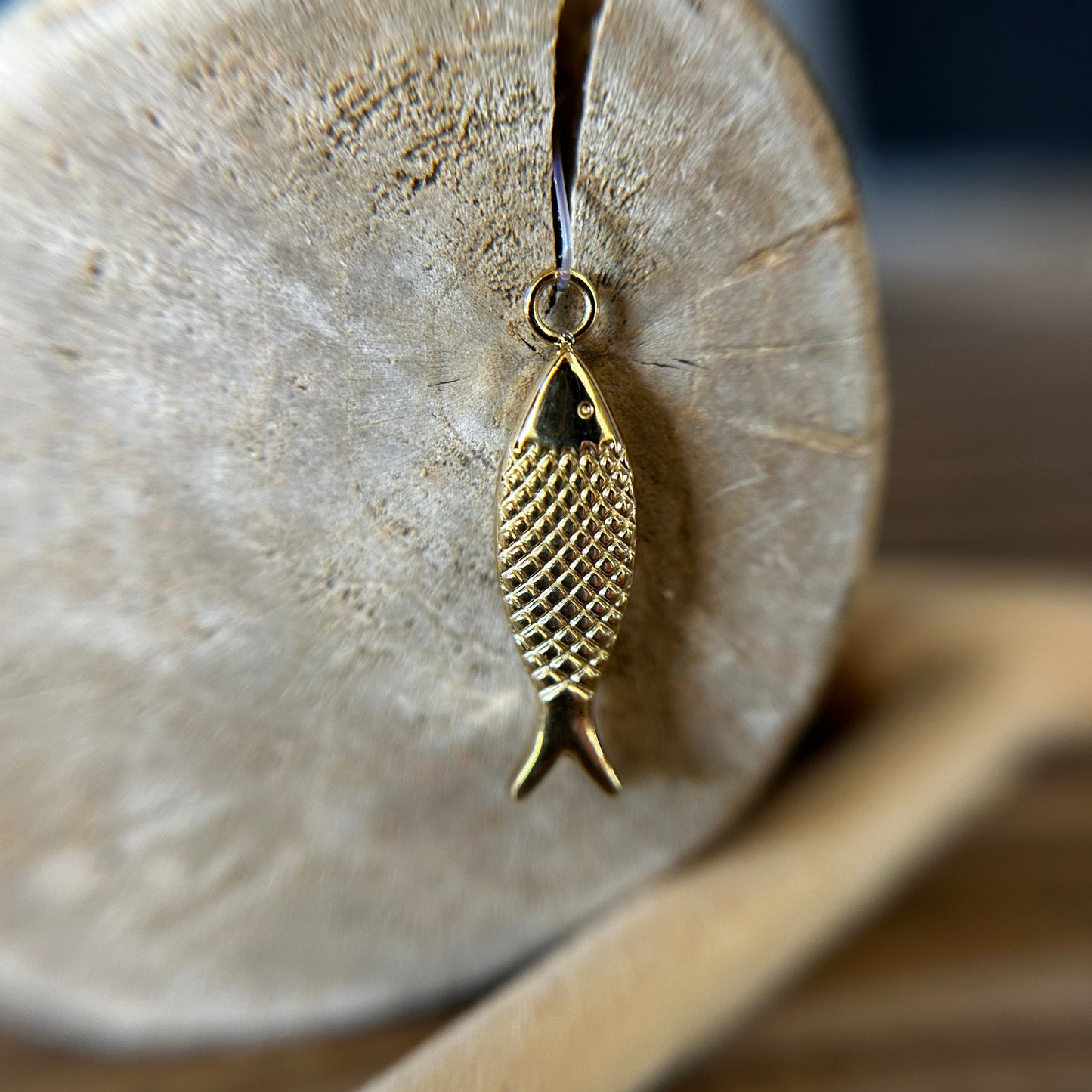 Fish Golden Pendant