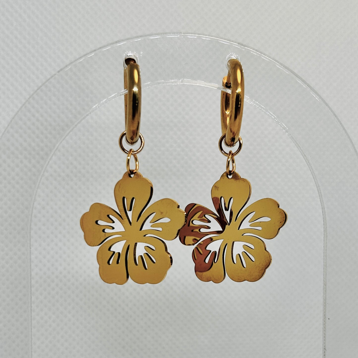 EARRINGS Hibiscus