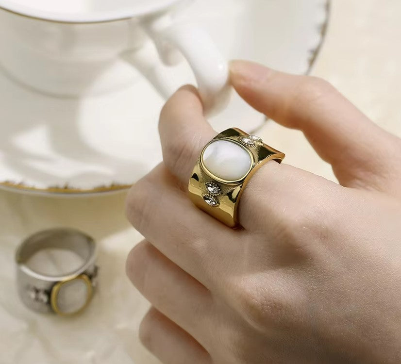 RING Vintage Opal