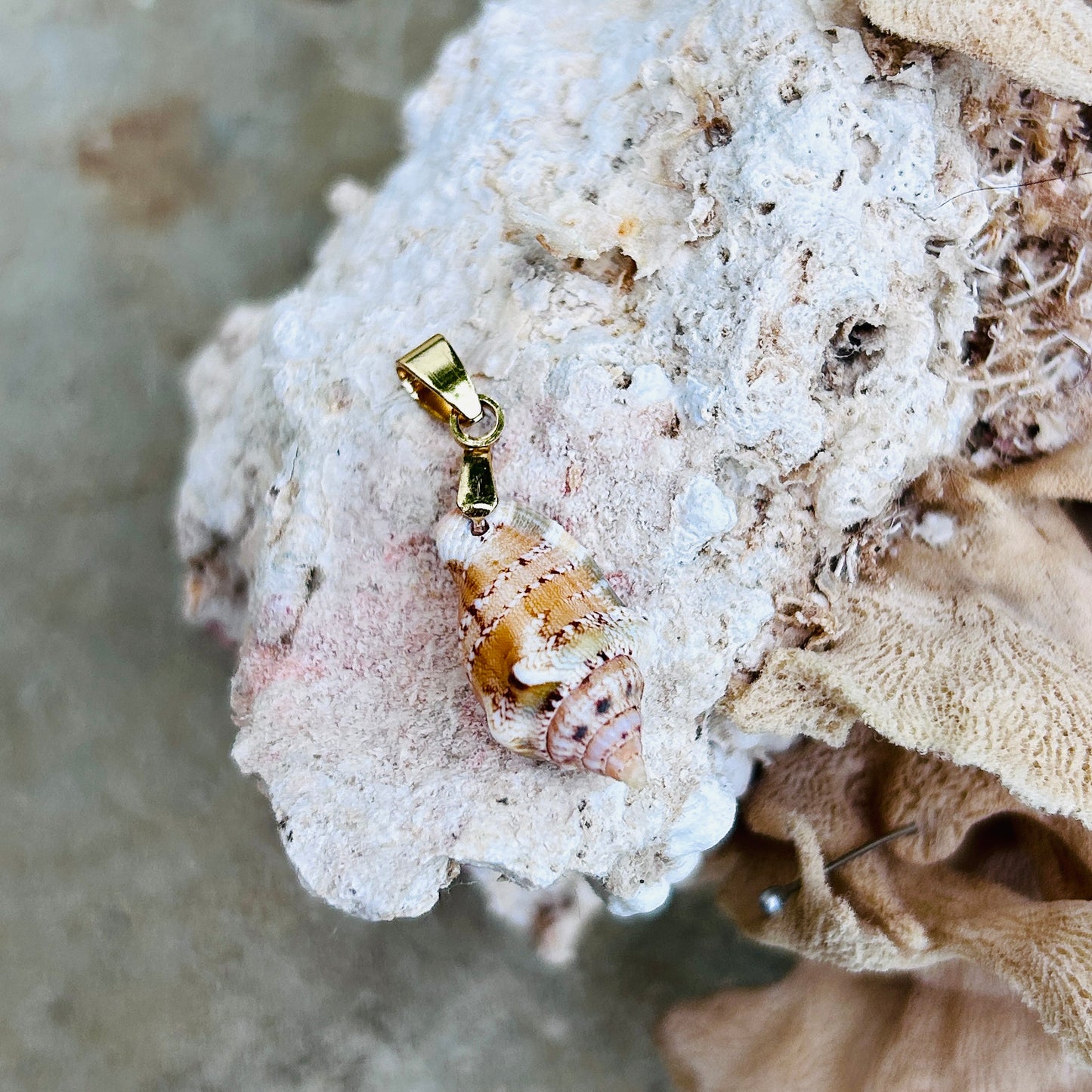 Gold Shell Pendants