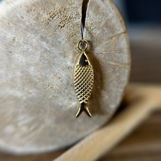 Fish Golden Pendant