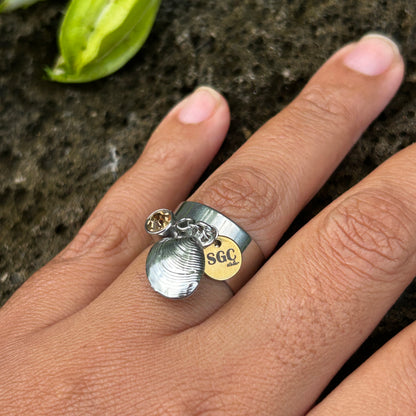 TECTEC Ocean Pulse RING - Unique Stainless Steel Fashionable Jewellery