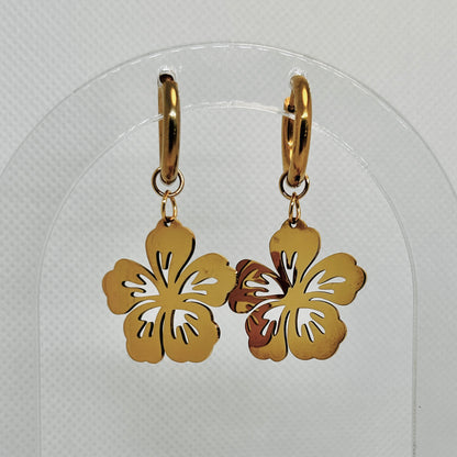 EARRINGS Hibiscus