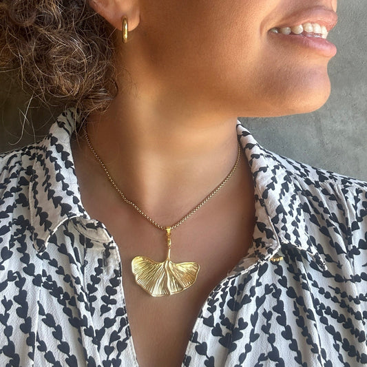 Ginkgo Grace Pendant